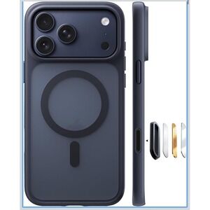 TORRAS Magnetic Shockproof for iPhone 17 Pro Case, Fit for‎ MagSafe, Black